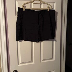 Cabi. Lyric Skort.  Black Button-Front